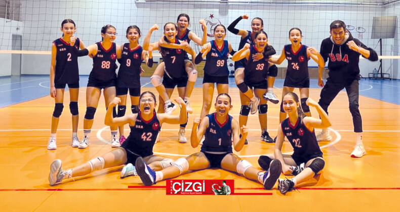 BODRUM SPORTİF AKADEMİ MİDİ KIZ BAYAN VOLEYBOL TAKIMI FİNALLERDE