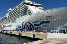 BODRUM'A GEMİYLE 2 BİN 241 YOLCUYLA GELDİ