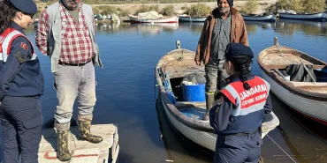 BAFA GÖLÜ'NDE HAYVANLARIN YAŞAM ALANLARI KONTROL EDİLDİ