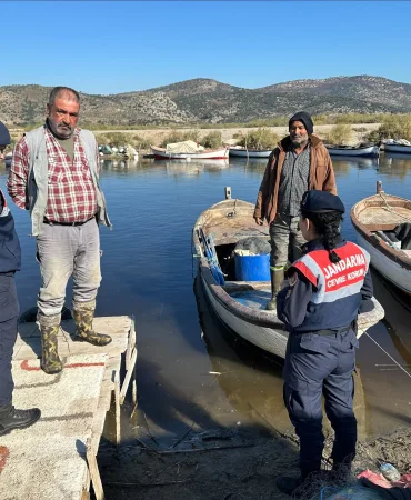 BAFA GÖLÜ'NDE HAYVANLARIN YAŞAM ALANLARI KONTROL EDİLDİ