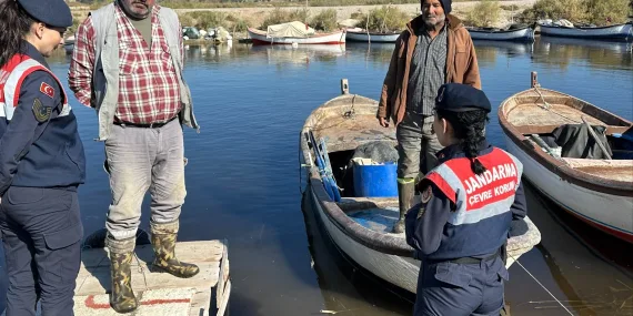 BAFA GÖLÜ'NDE HAYVANLARIN YAŞAM ALANLARI KONTROL EDİLDİ