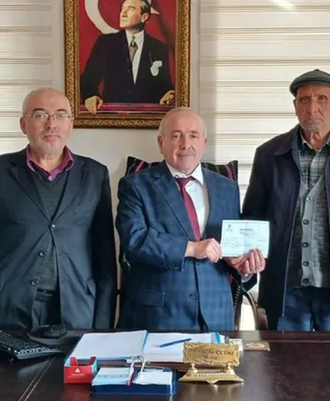 YATAĞANLI HAYIRSEVERDEN FİLİSTİN'E BAĞIŞ
