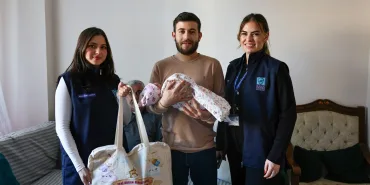 BODRUM'DA 2026'NIN İLK BEBEĞİ EYLÜL'E ANLAMLI ZİYARET